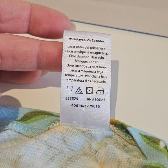 Alex's Lemonade Stand Romper Size XL Pockets Stretch Drawstring Waist Light Blue - Picture 11 of 11